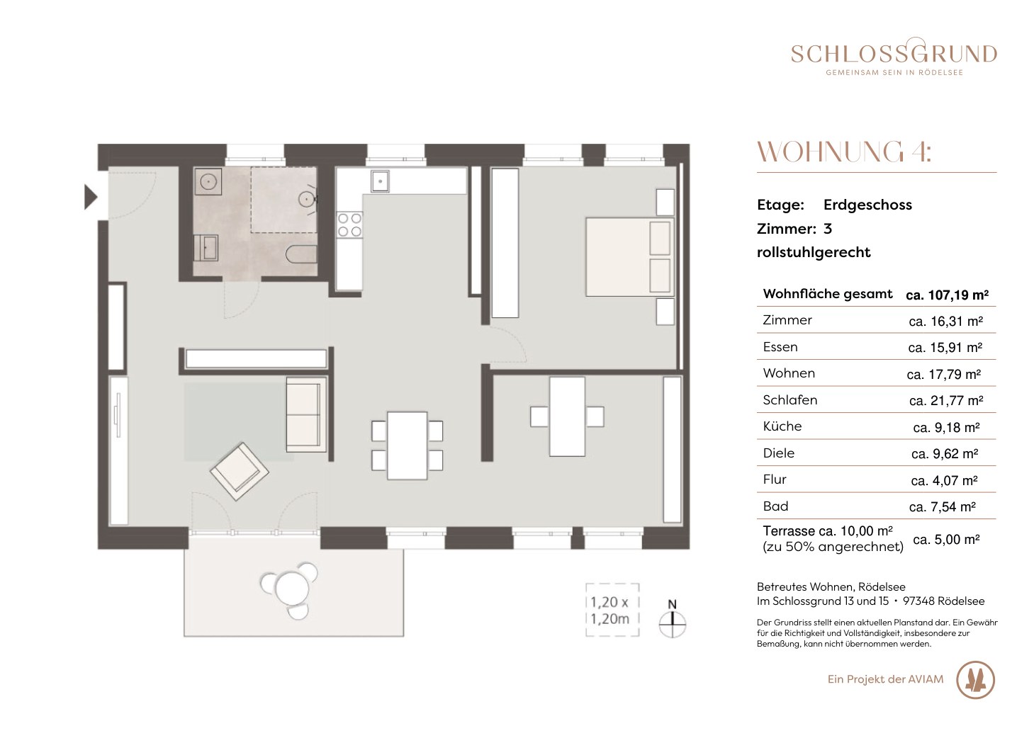 Grundriss Wohnung 4