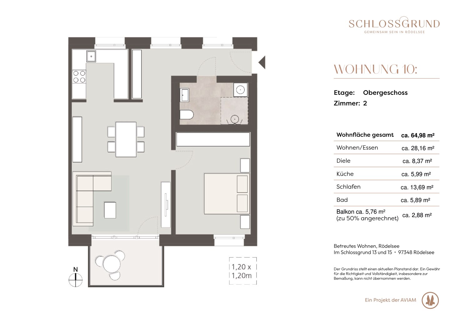 Grundriss Wohnung 10