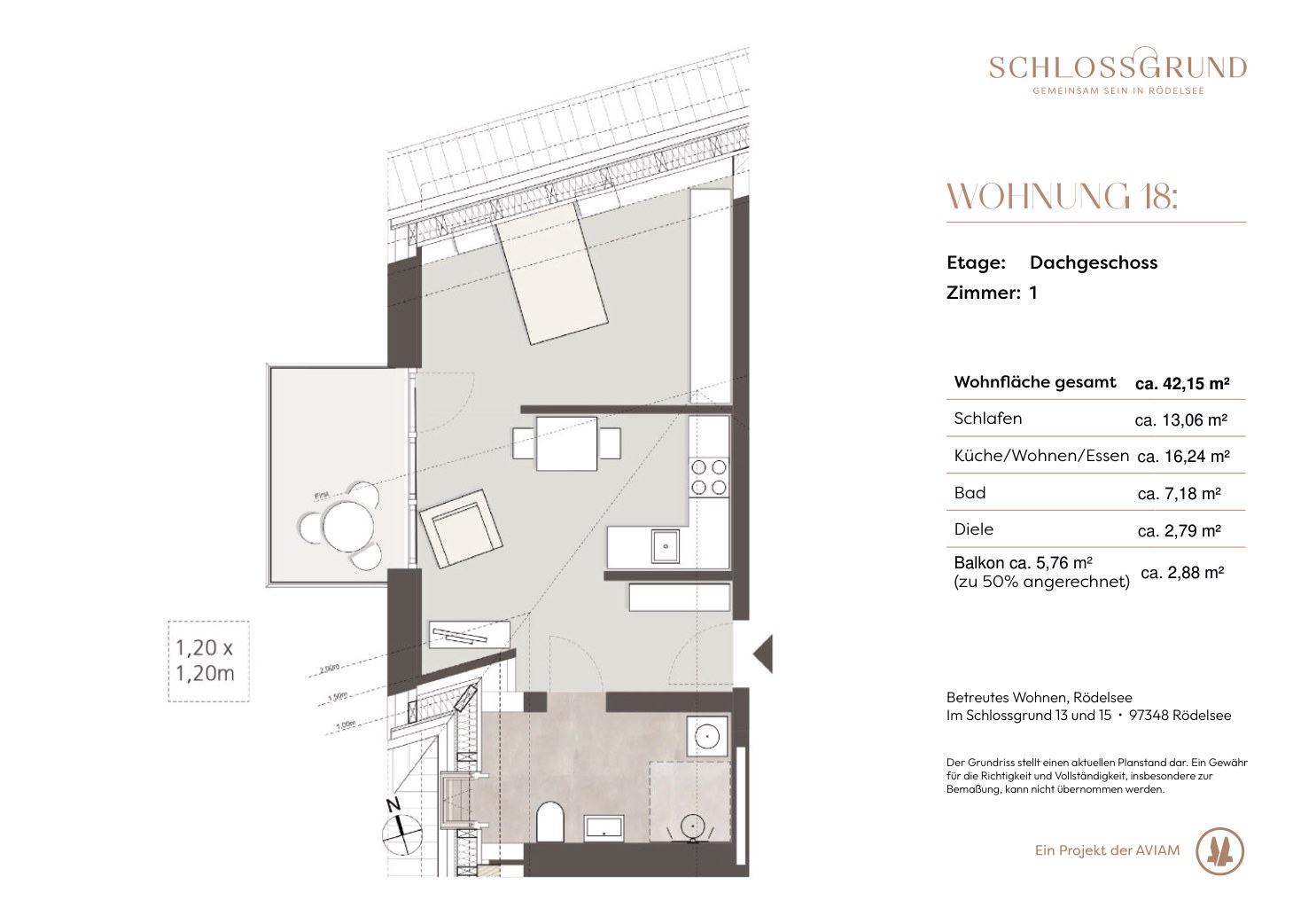 Grundriss Wohnung 18